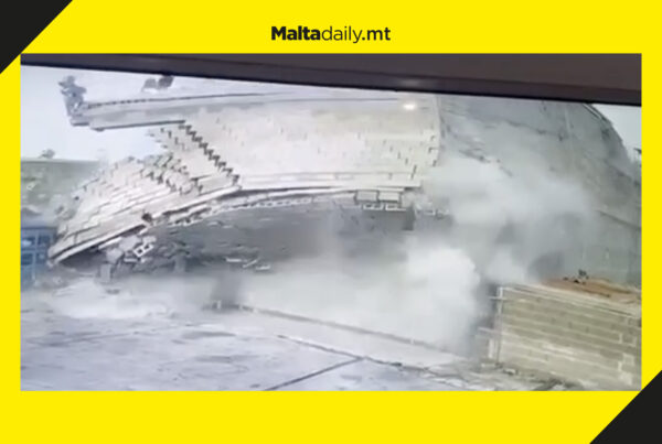 WATCH: New footage shows exact moment Corradino building collapsed