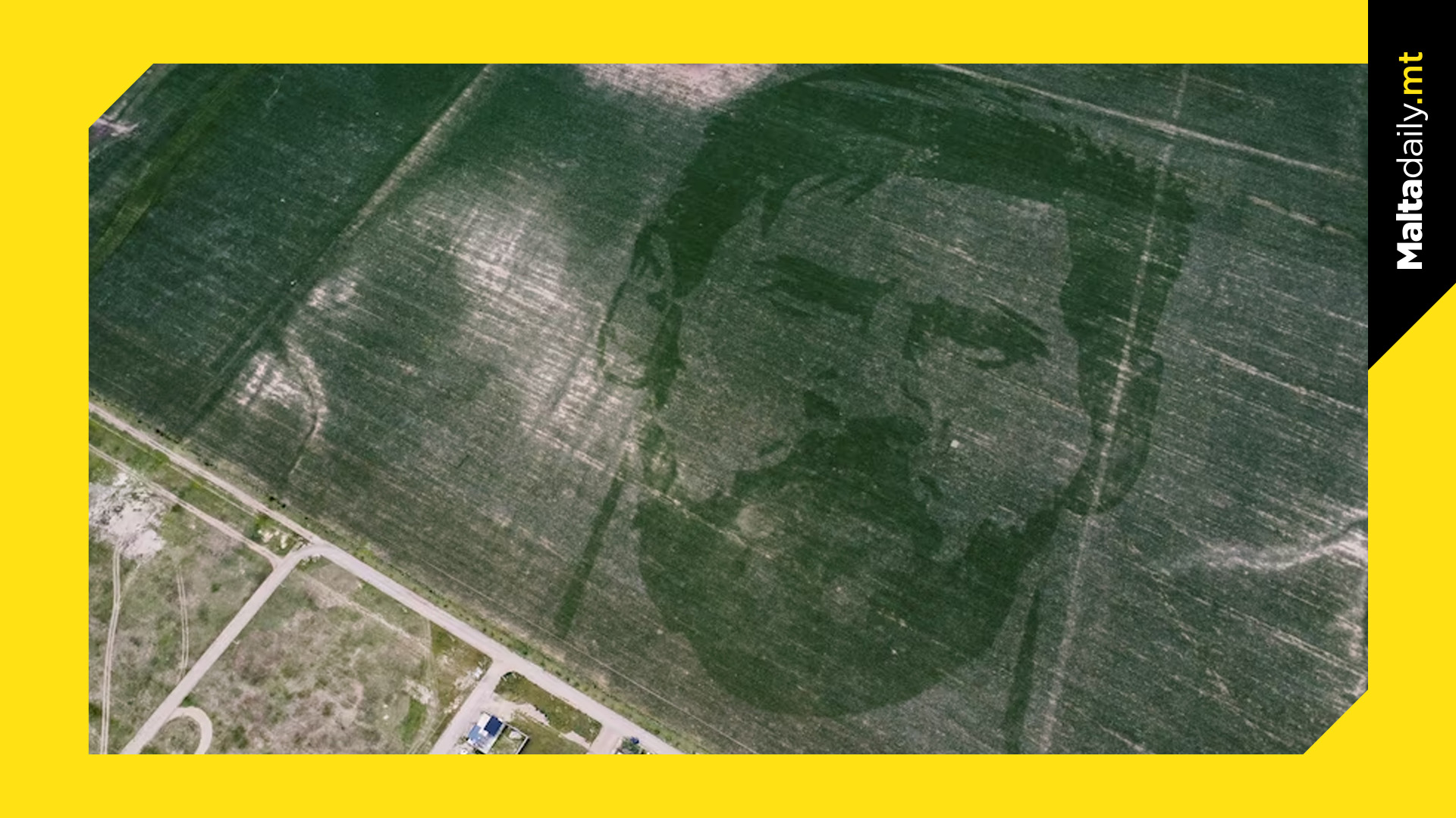 Argentine farmer grows crop in the image of Lionel Messi which is visible from space