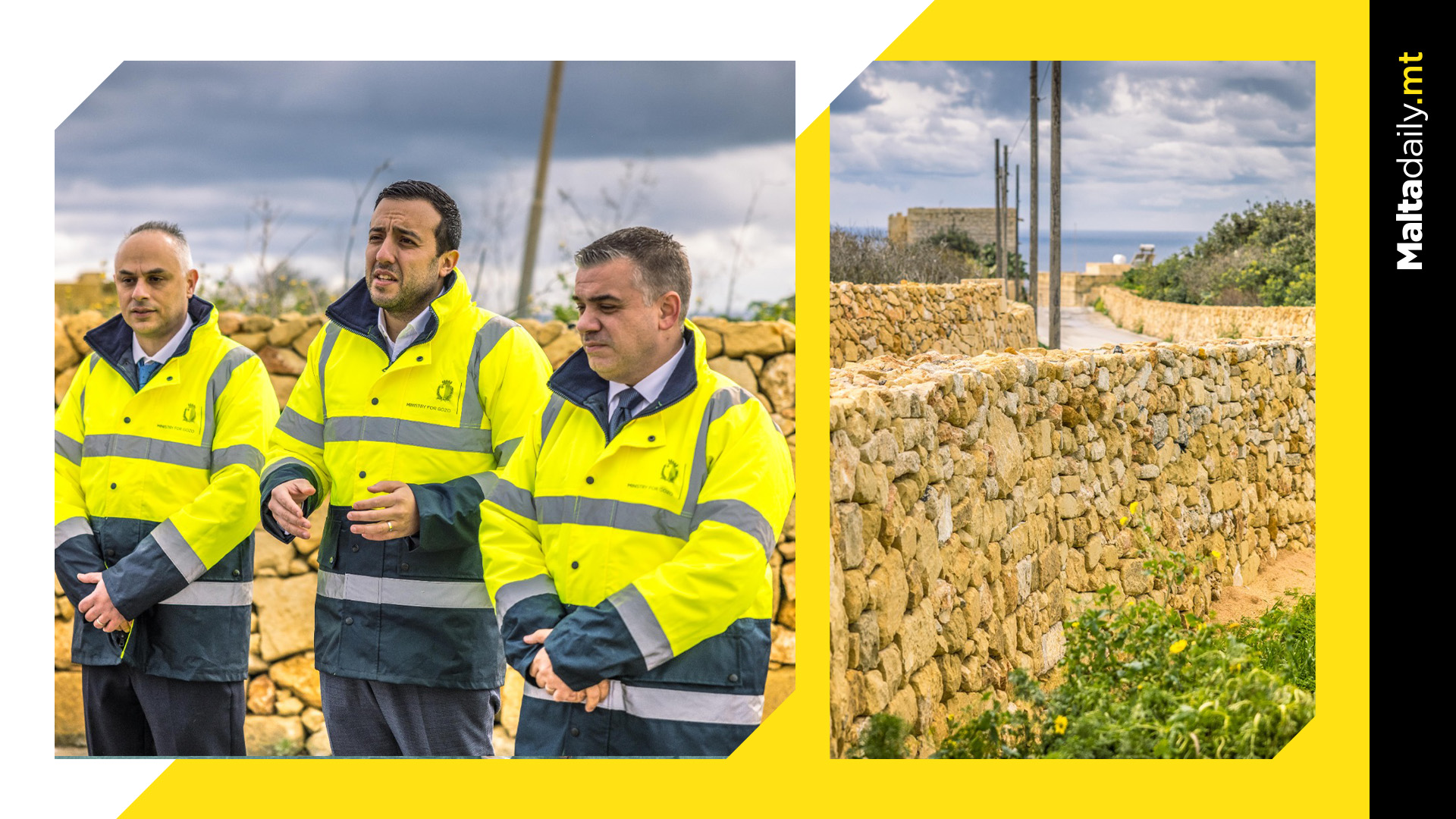 'Ħitan tas-sejjieħ' restoration project in Gozo completed; €10 million in EU funds spent