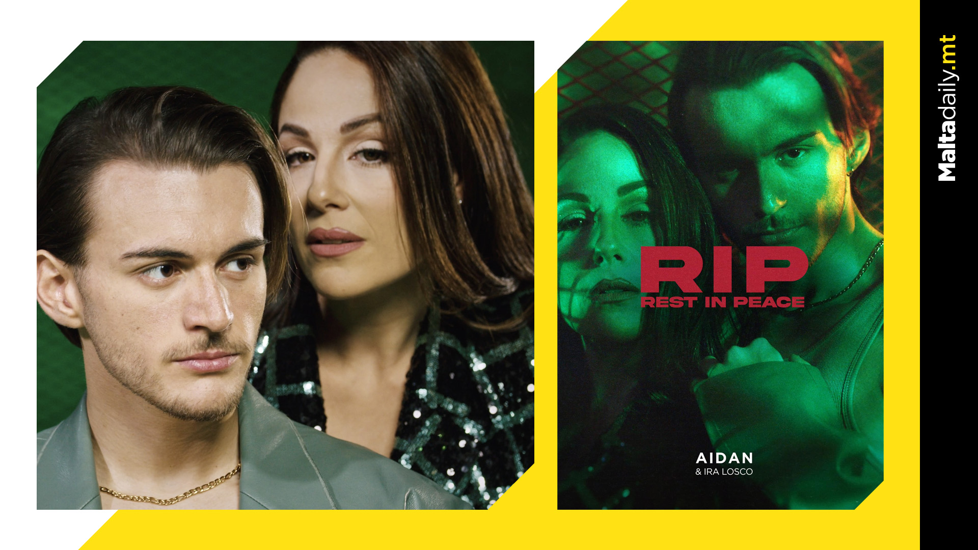 AIDAN & Ira Losco come together for local pop banger 'Rip (Rest in Peace)'