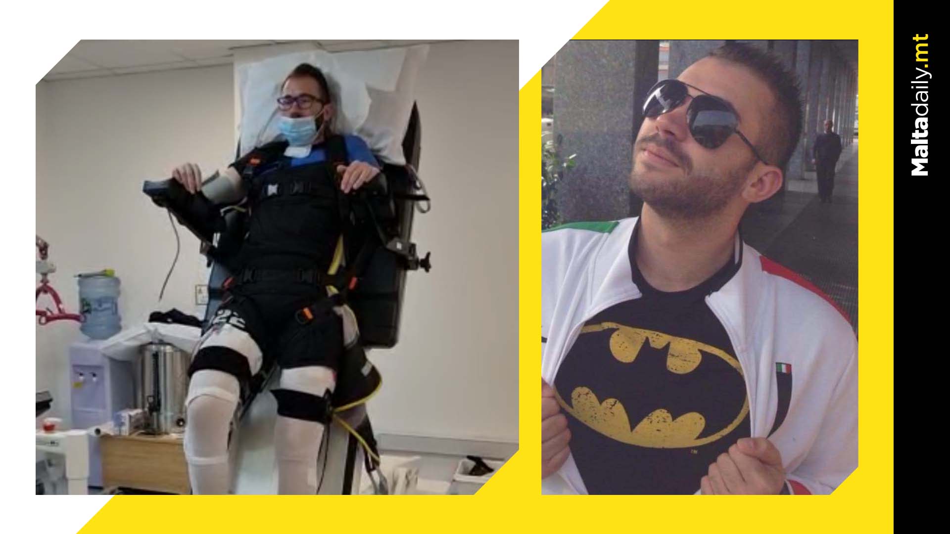 Andrea ‘Batman’ Calleja continues to push on road to recovery
