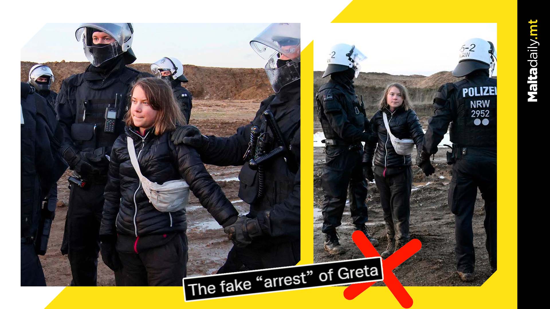 Police deny Greta Thunberg’s arrest was staged after disinformation