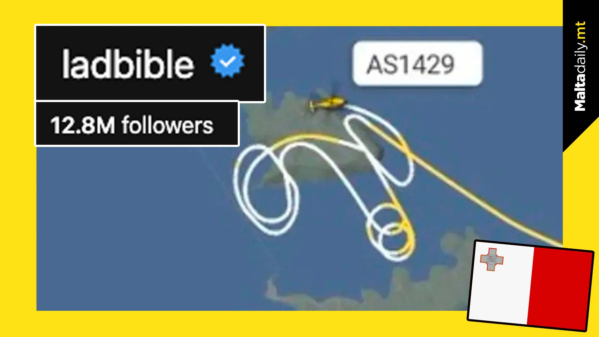 LadBible features Maltese AFM helicopter ‘penis drawing’