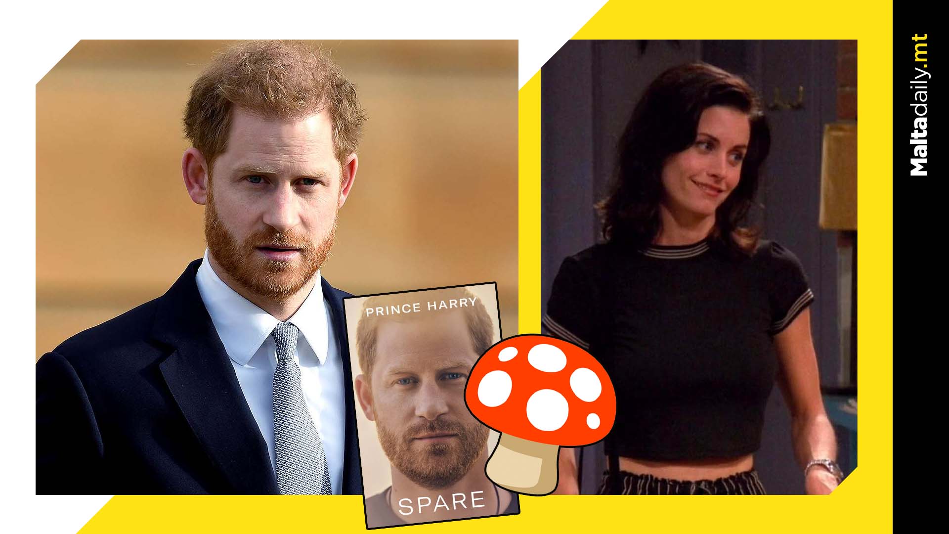 Prince Harry tripped on mushrooms in Courteney Cox’s house