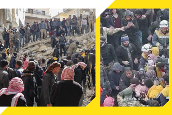 Crowds cheer as rescuers pull children from beneath the rubble in Syria