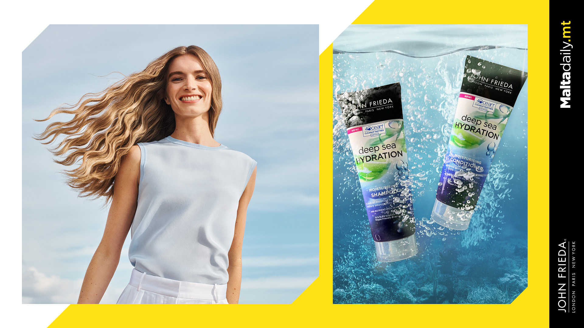 This line of products breathes new life into your hair whilst cleaning the ocean