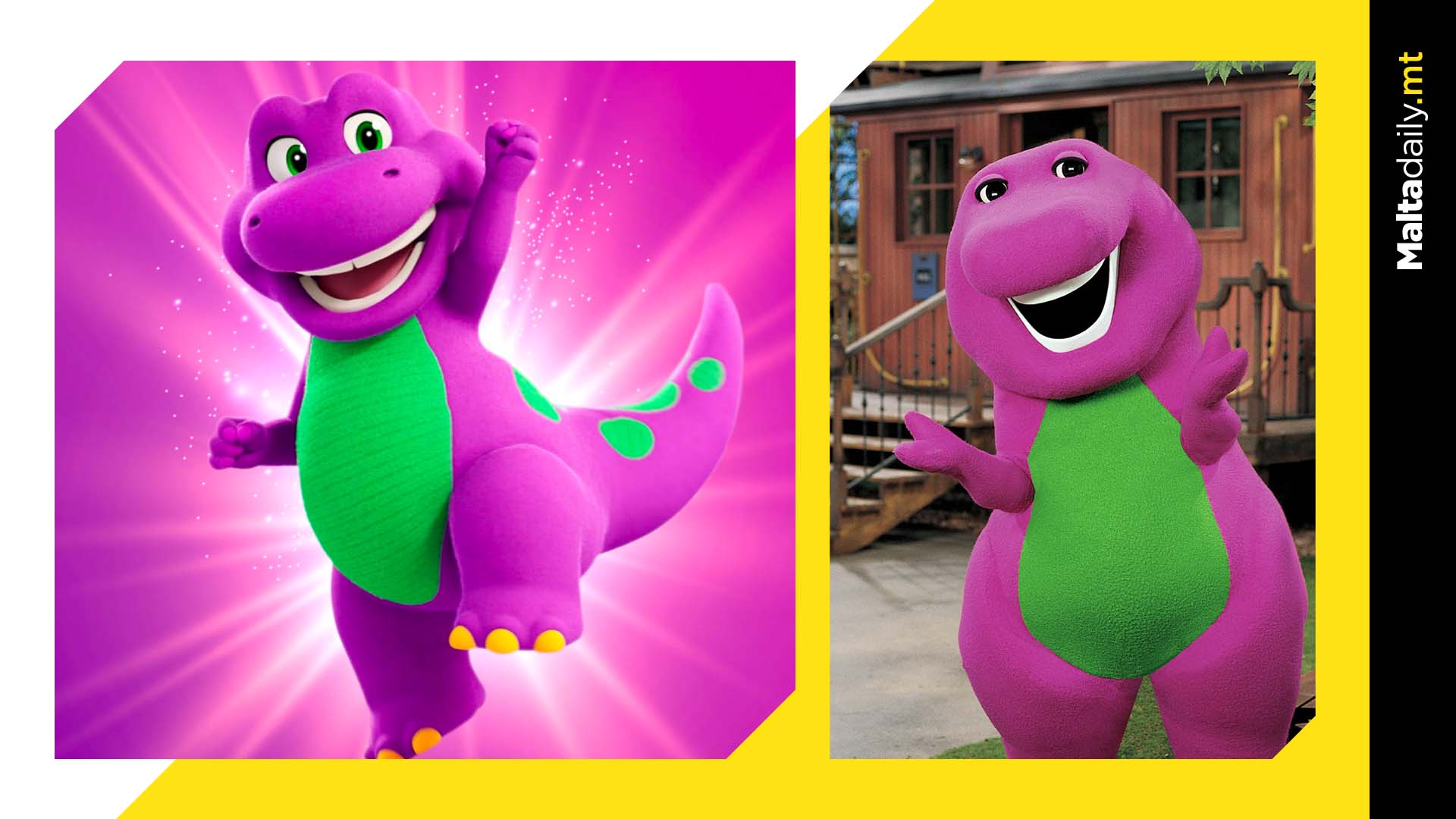 Barney the purple dinosaur is coming back