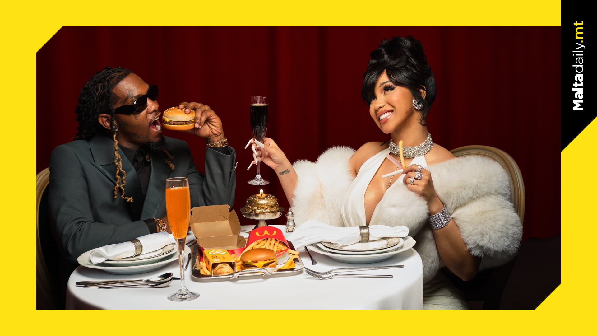 Cardi B and Offset join McDonald's US to launch Valentine's meal for 2