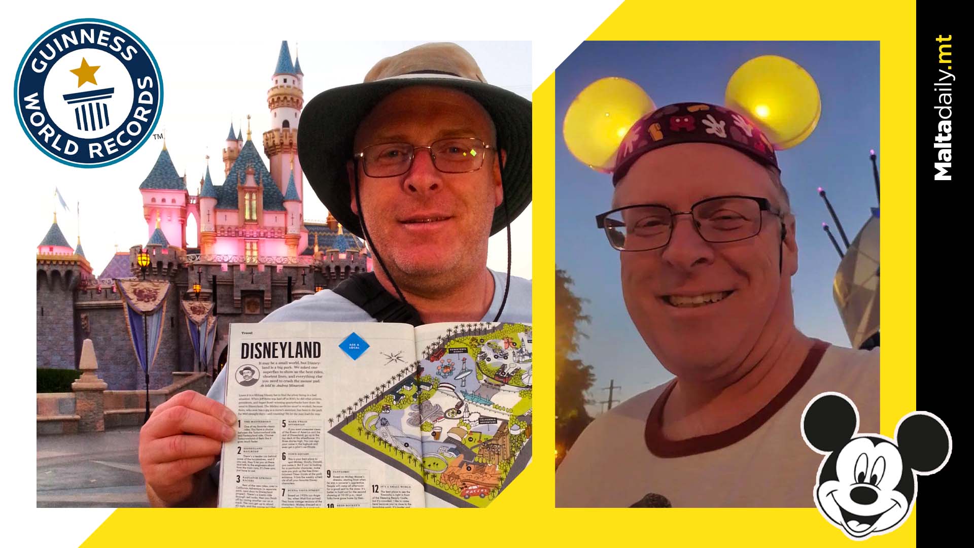 Man breaks world record for visiting Disneyland up to 3000 times