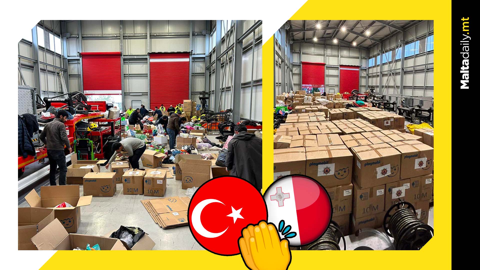 Locals answer call by Turkish embassy in Malta for donations