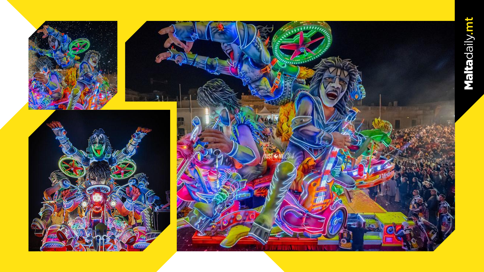 Kiss Carnival float wows crowd as Carnival 2023 comes to a close