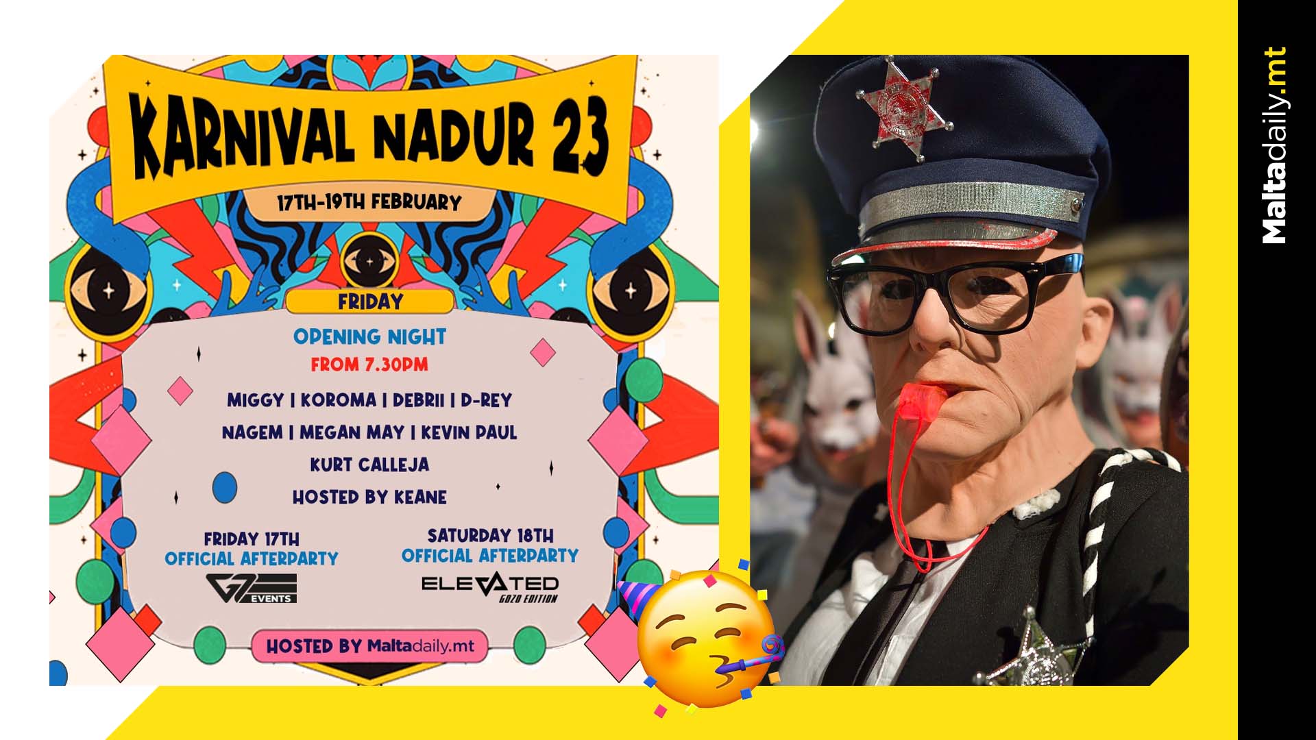 Top local artists and DJs to hit Nadur Carnival stage tonight!