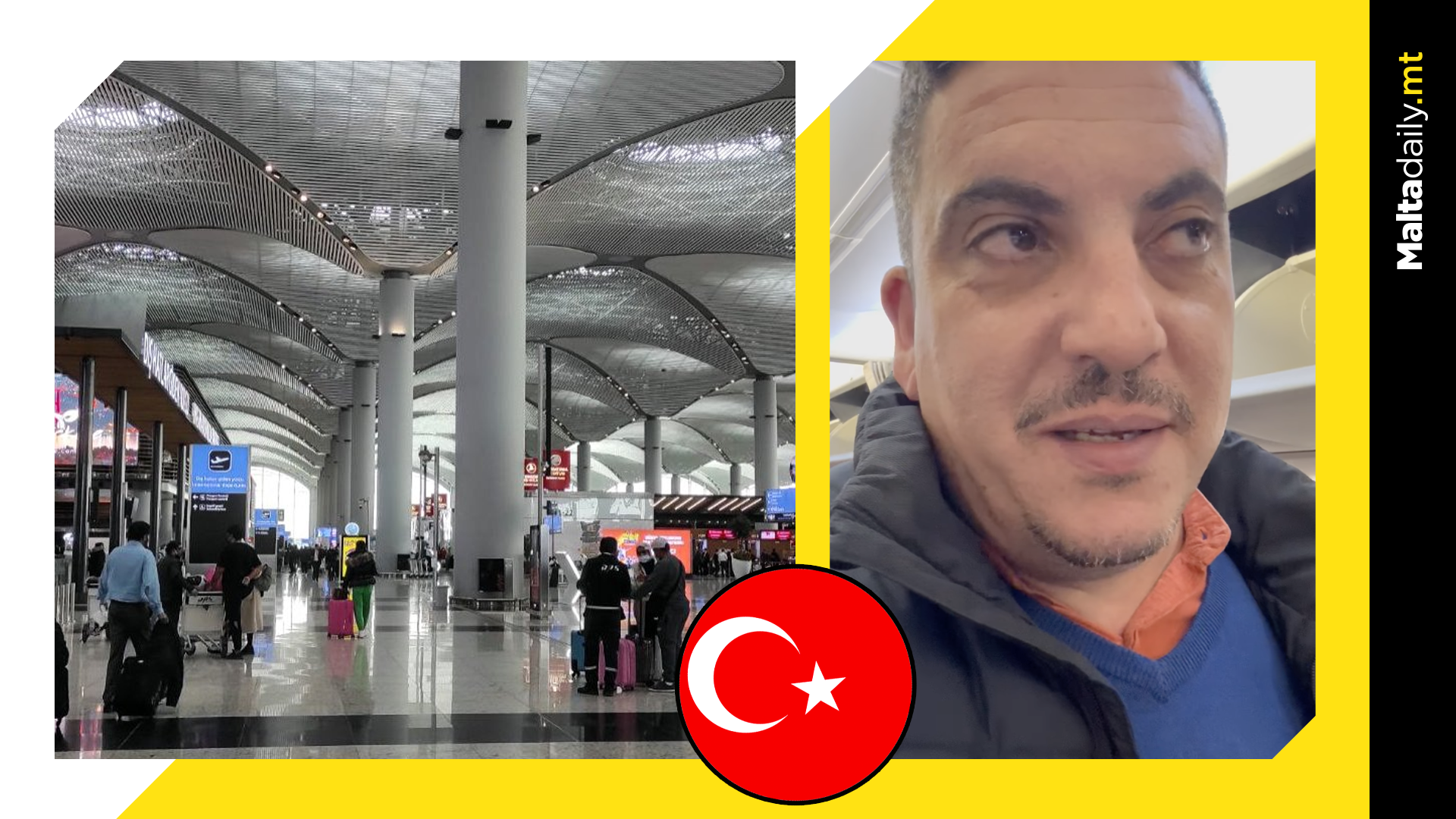Maltese man stuck in Istanbul airport for 3 days due to bad weather