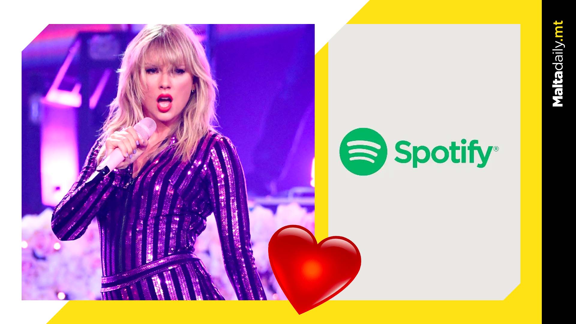 Taylor Swift most streamed Spotify artist on Valentine’s Day 2023