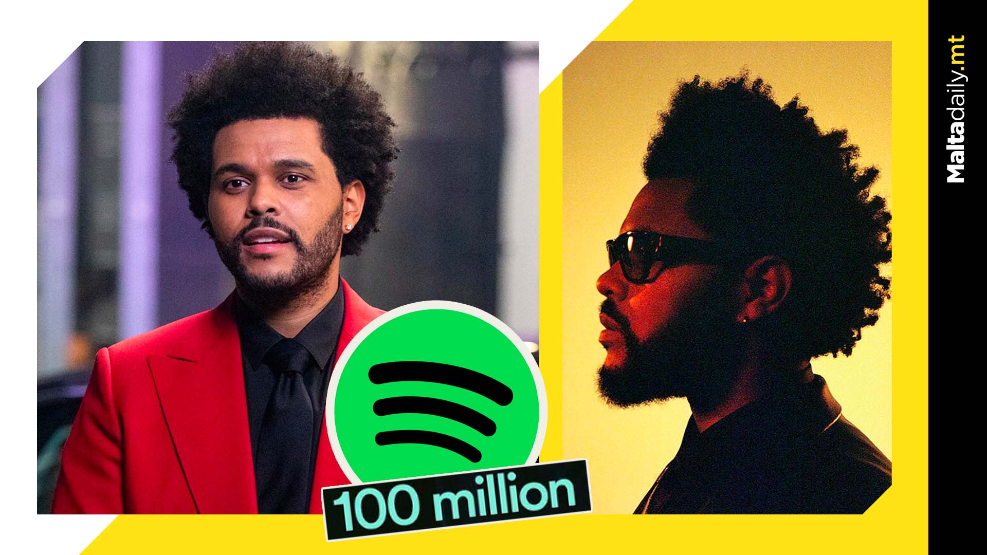 The Weeknd first artist to reach 100 million monthly Spotify listeners