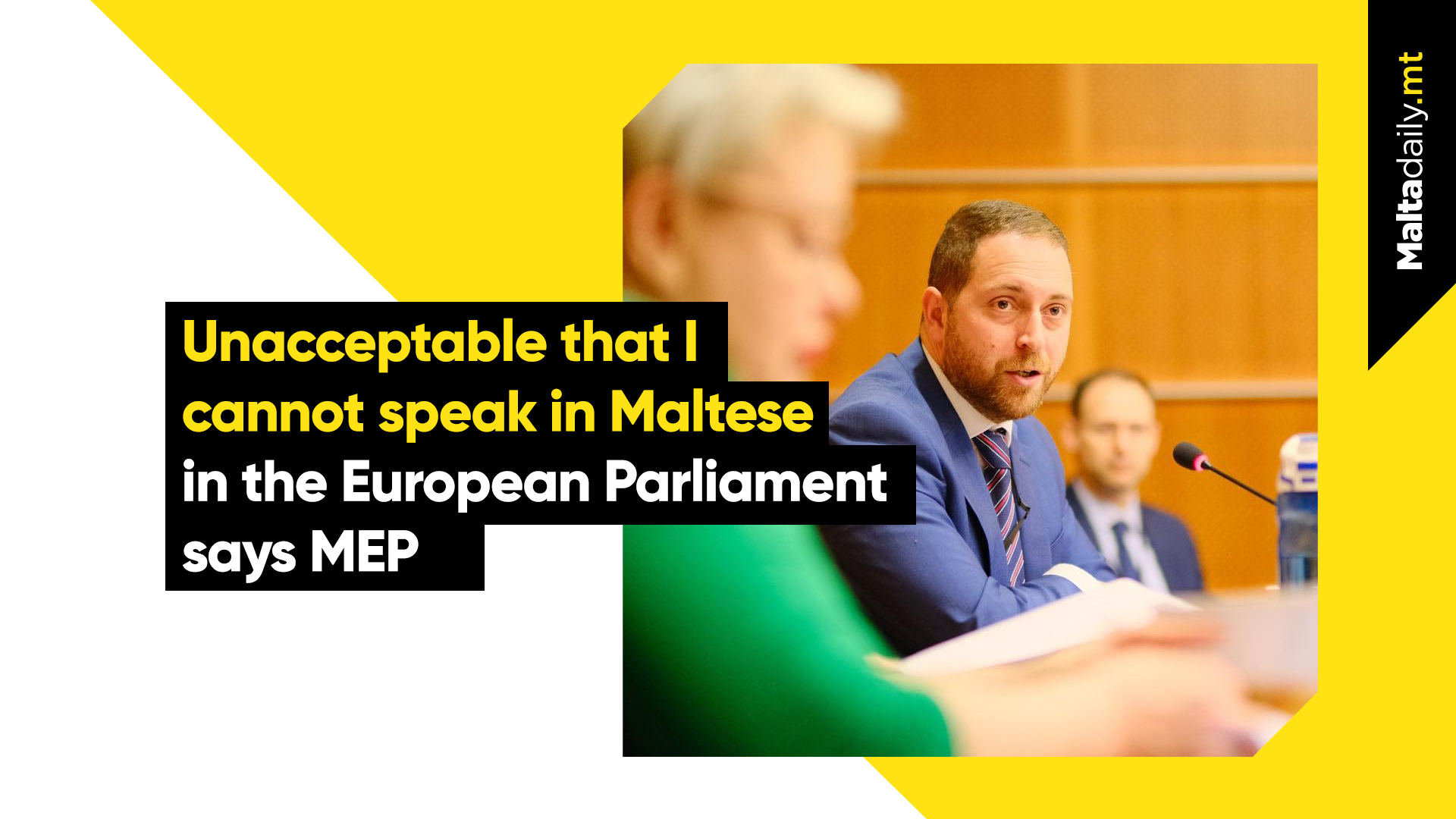 MEP Alex Agius Saliba hits out at lack of Maltese interpreters