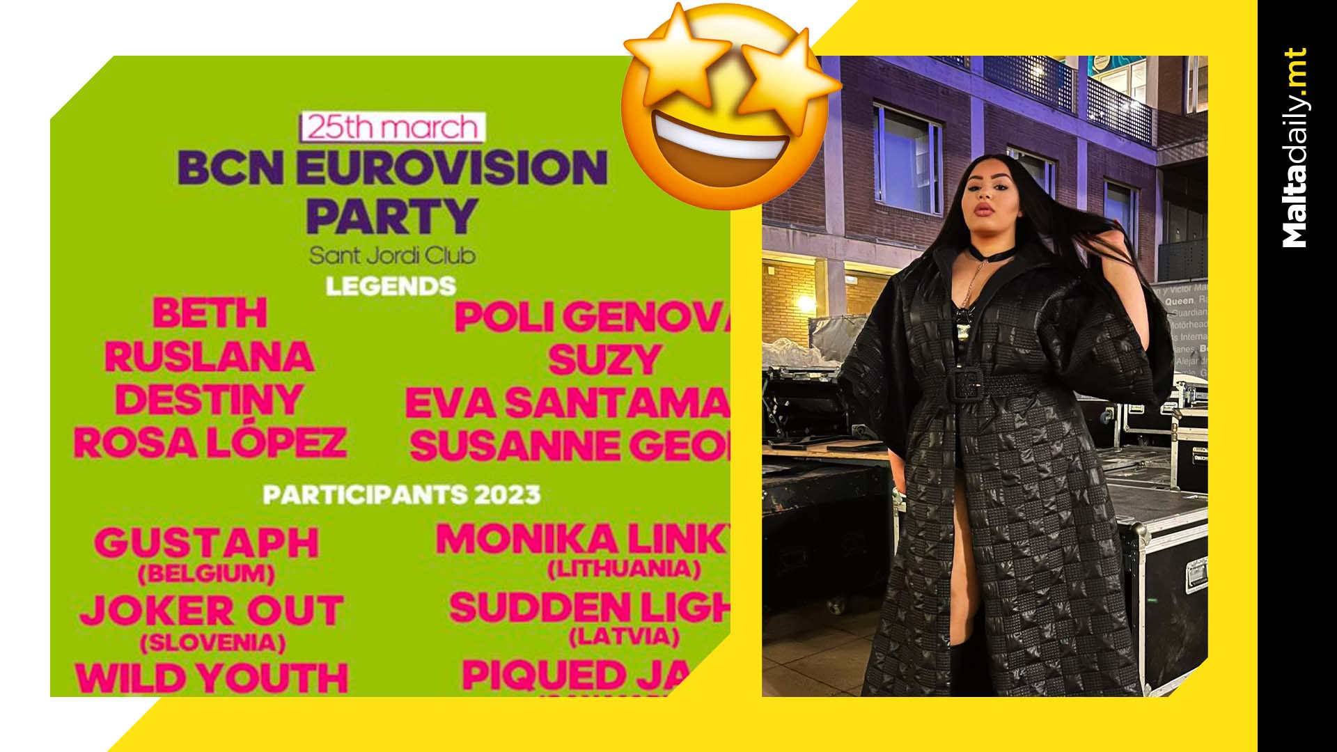 Malta’s Destiny listed amongst Eurovision history’s legends