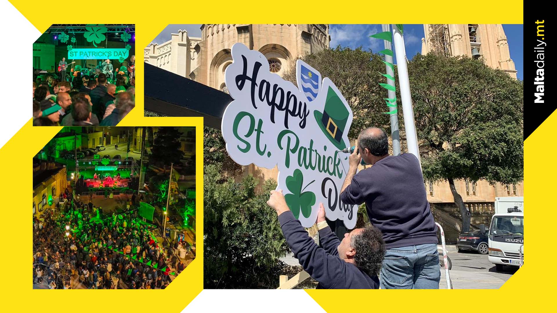 Gozo celebrates St Patrick’s too! Hundreds flock to Għajnsielem