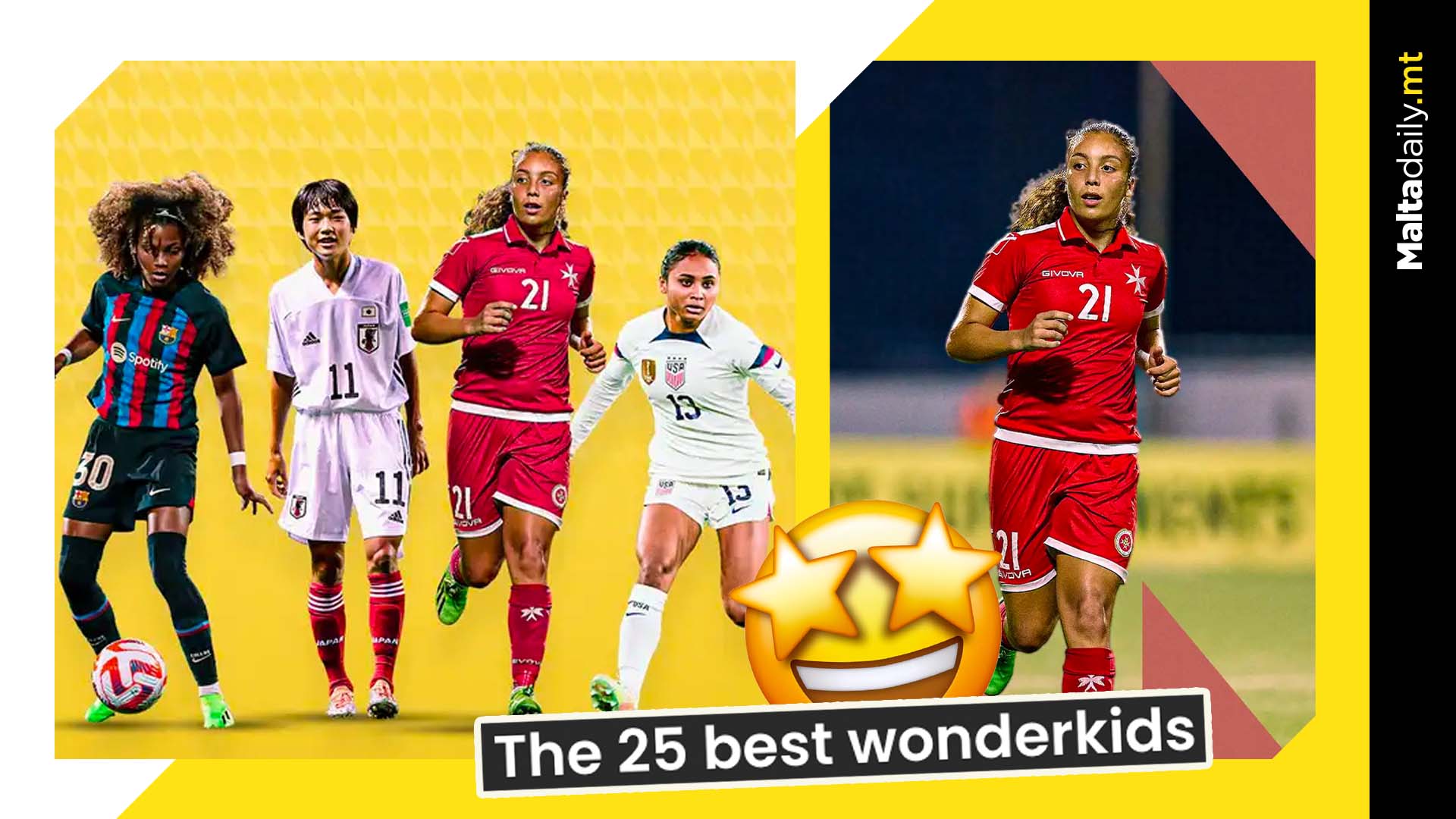 Haley Bugeja makes it onto 25 best wonderkids list for third year in a row