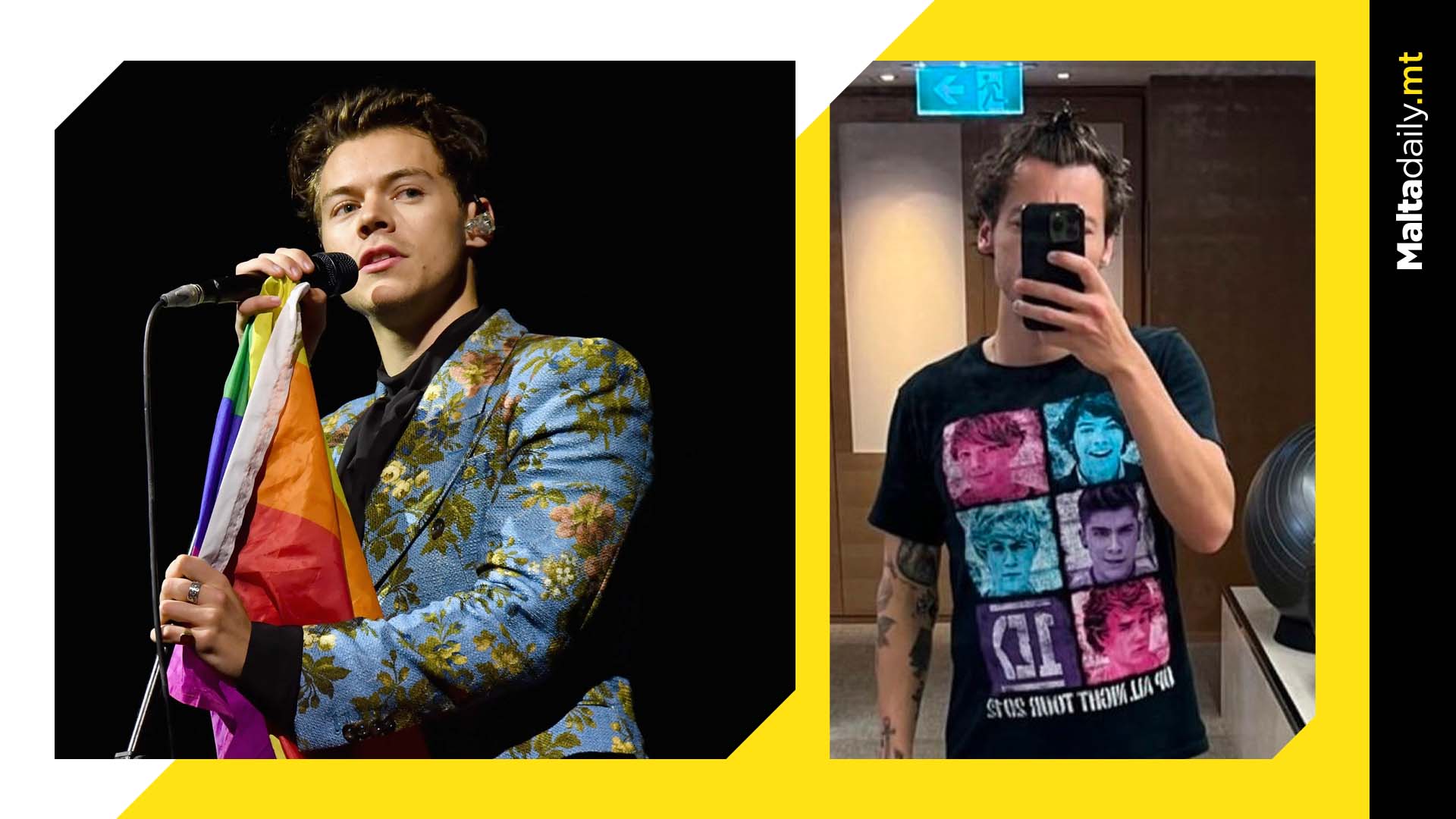 Harry Styles wears 1D shirt on IG story then deletes it
