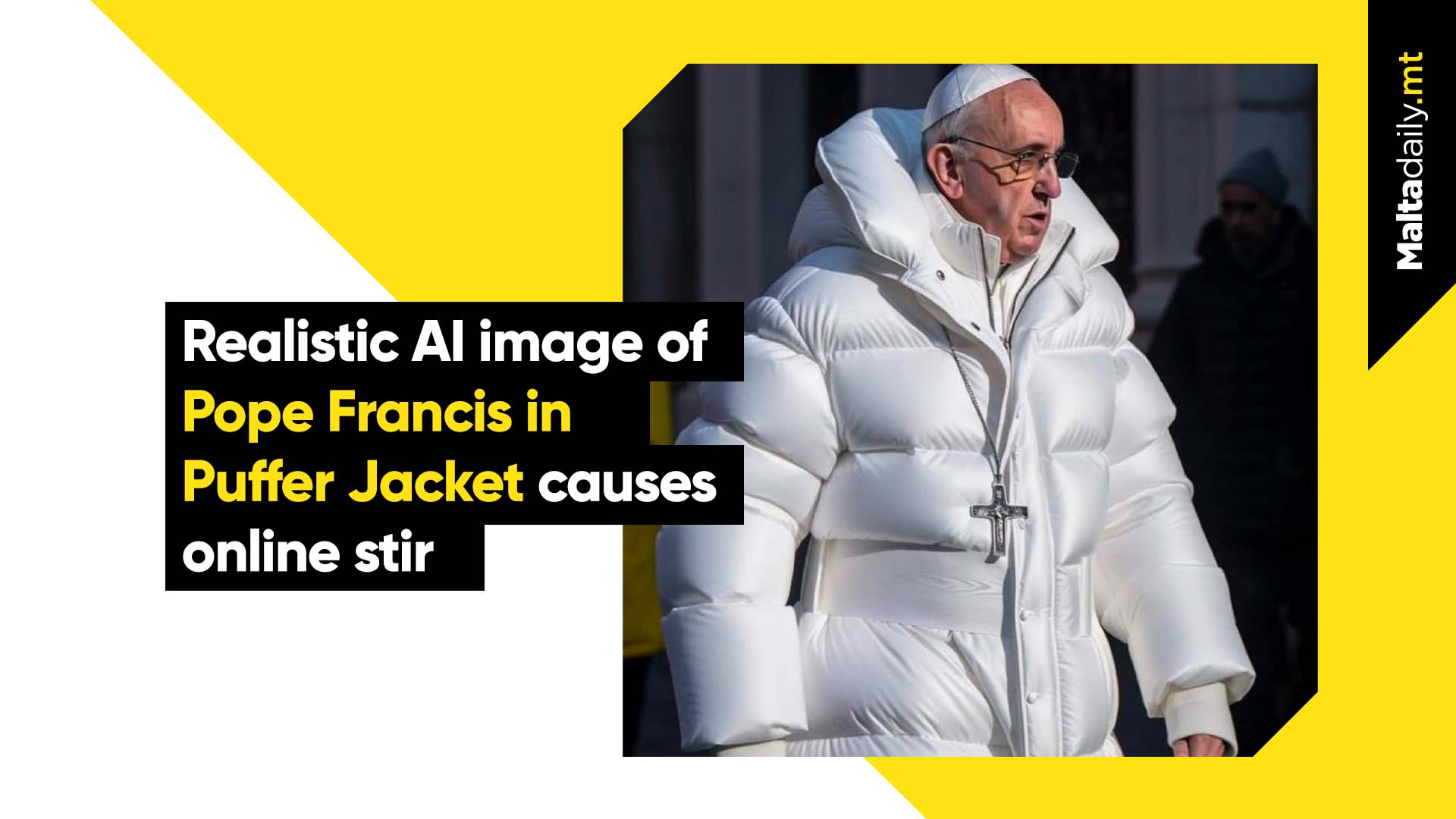 Realistic AI image of Pope Francis causes online stir