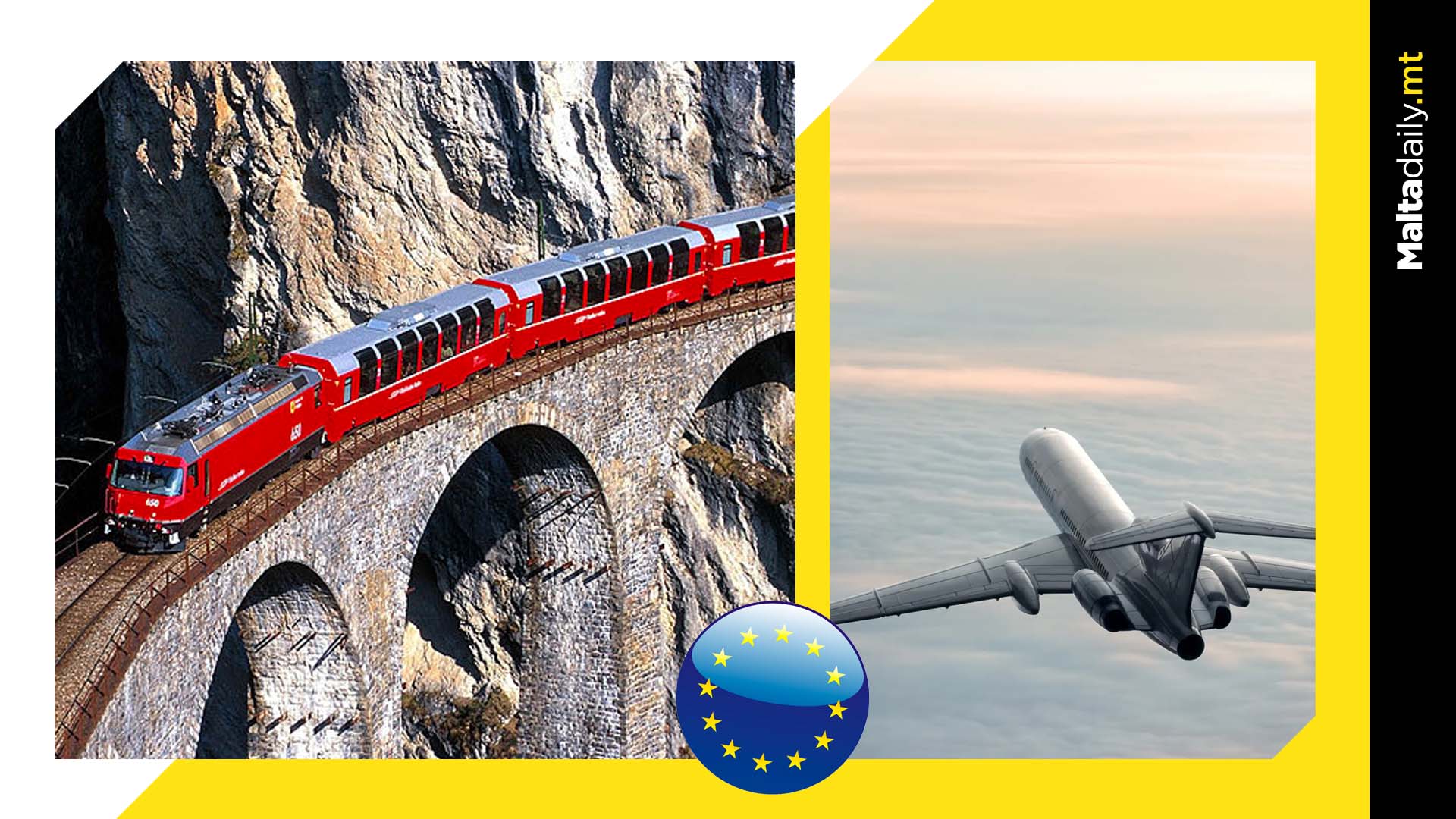 The future of Europe? No more planes, just trains.