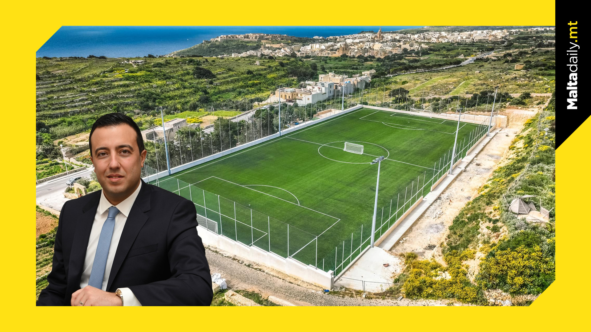 Qala Saints Football Club with new football pitch as Gozo ministry continues push for sports