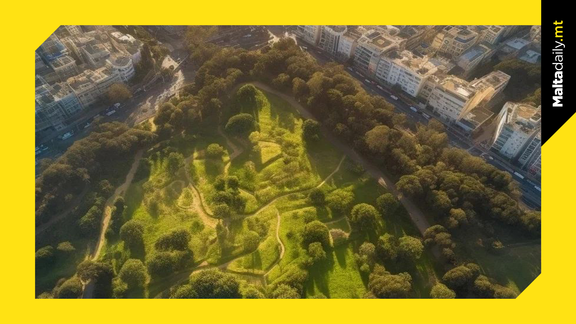 Local AI creator shows what a central park in Malta would look like