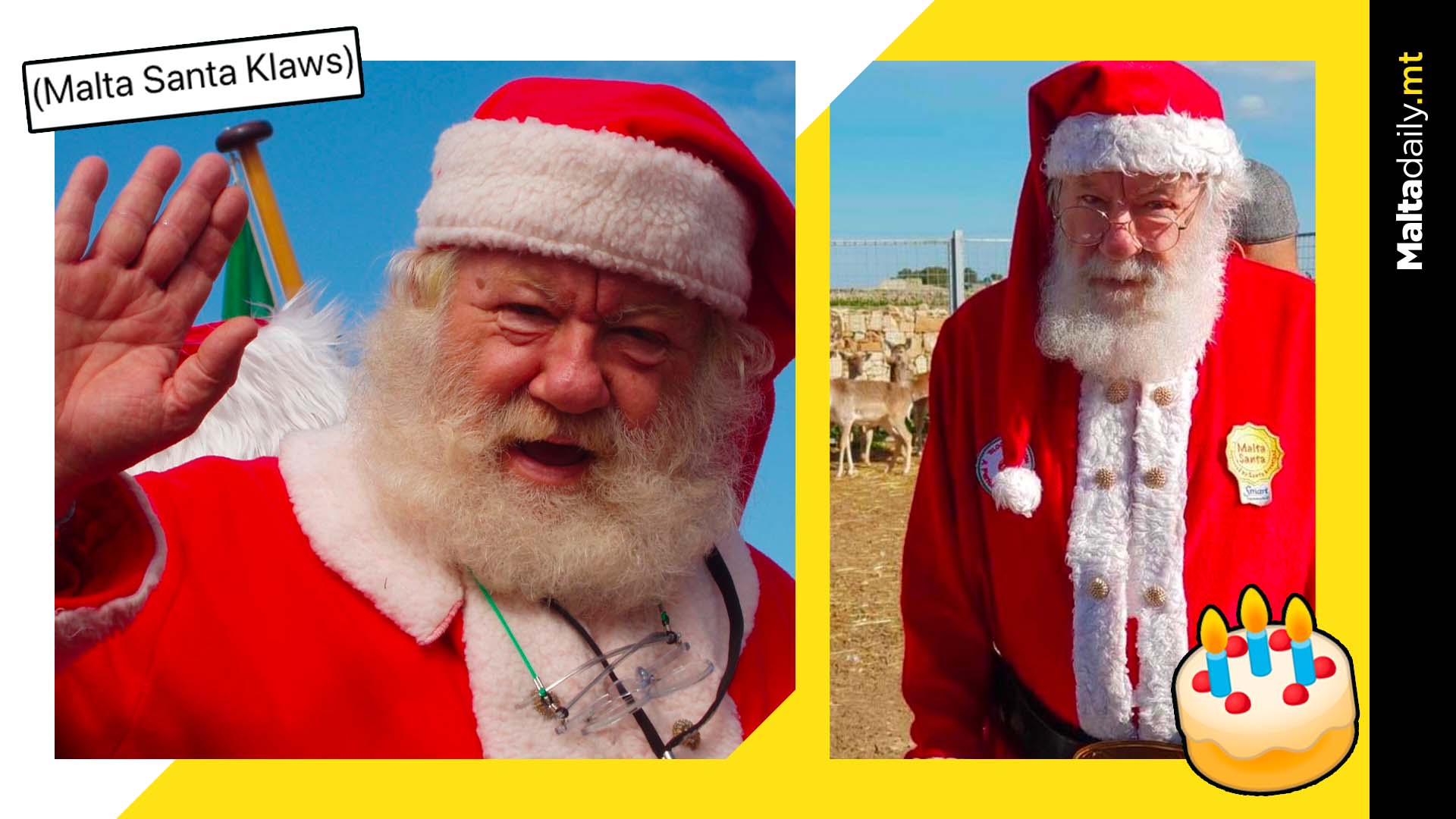 Malta's very own Santa Claus turns 80 years old