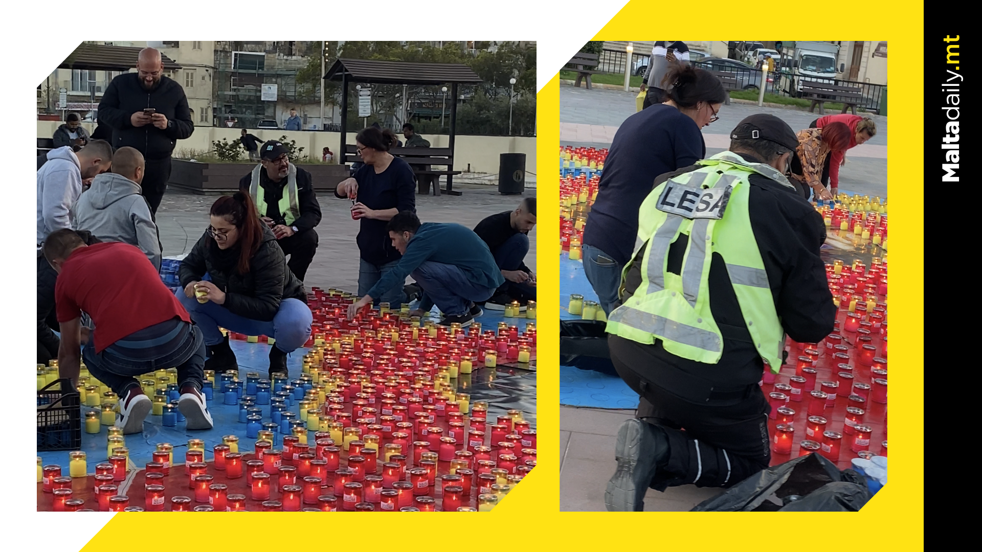 LESA Officials Help Msida Community Prepare for Maundy Thursday Tradition