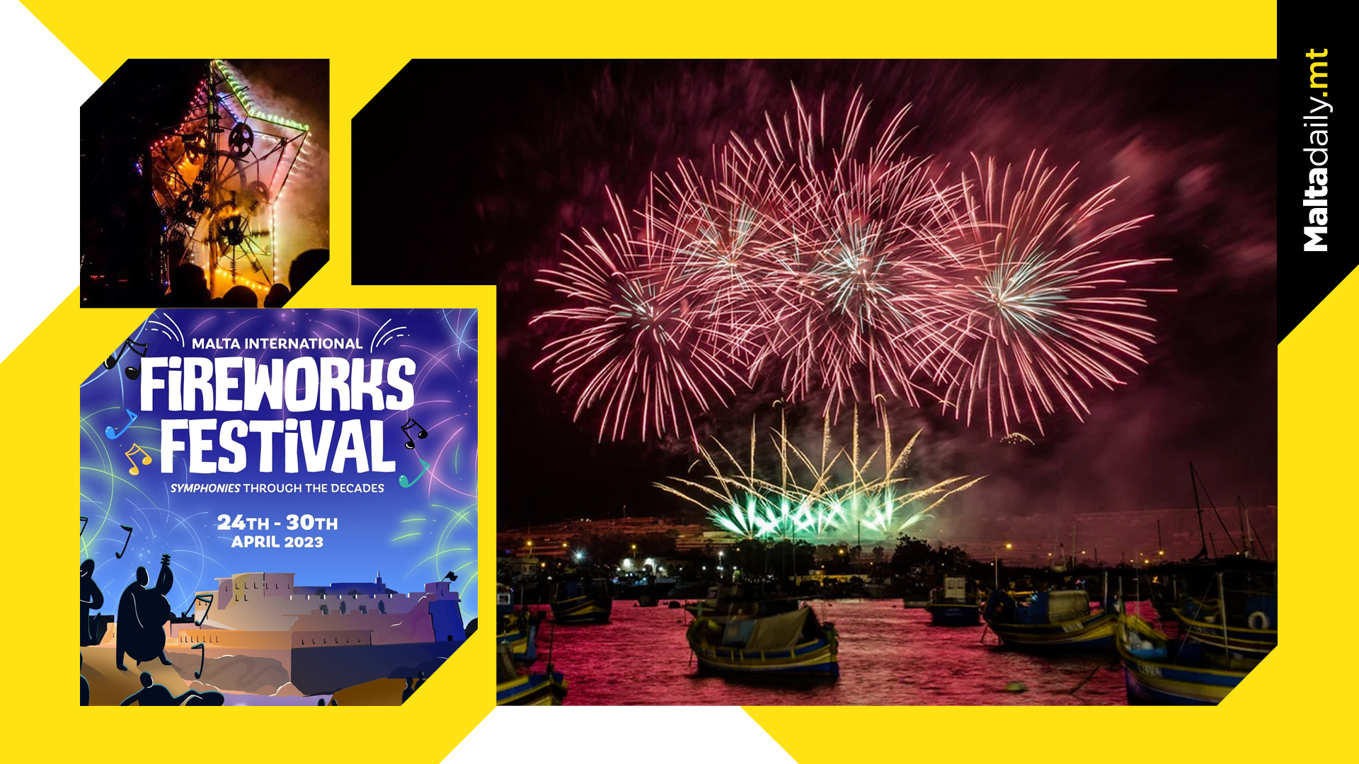 The Malta International Fireworks Festival is back