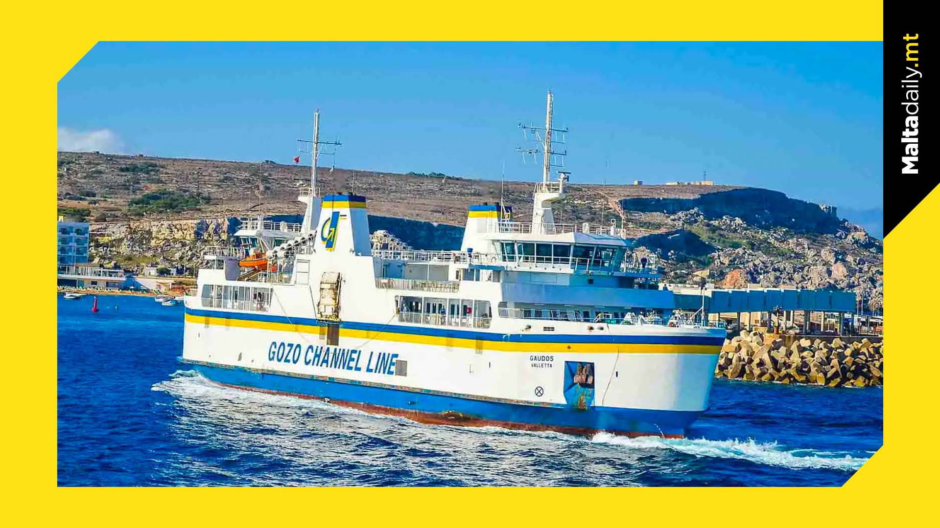 By Sea: more than 1 million travel between Malta and Gozo in Q1