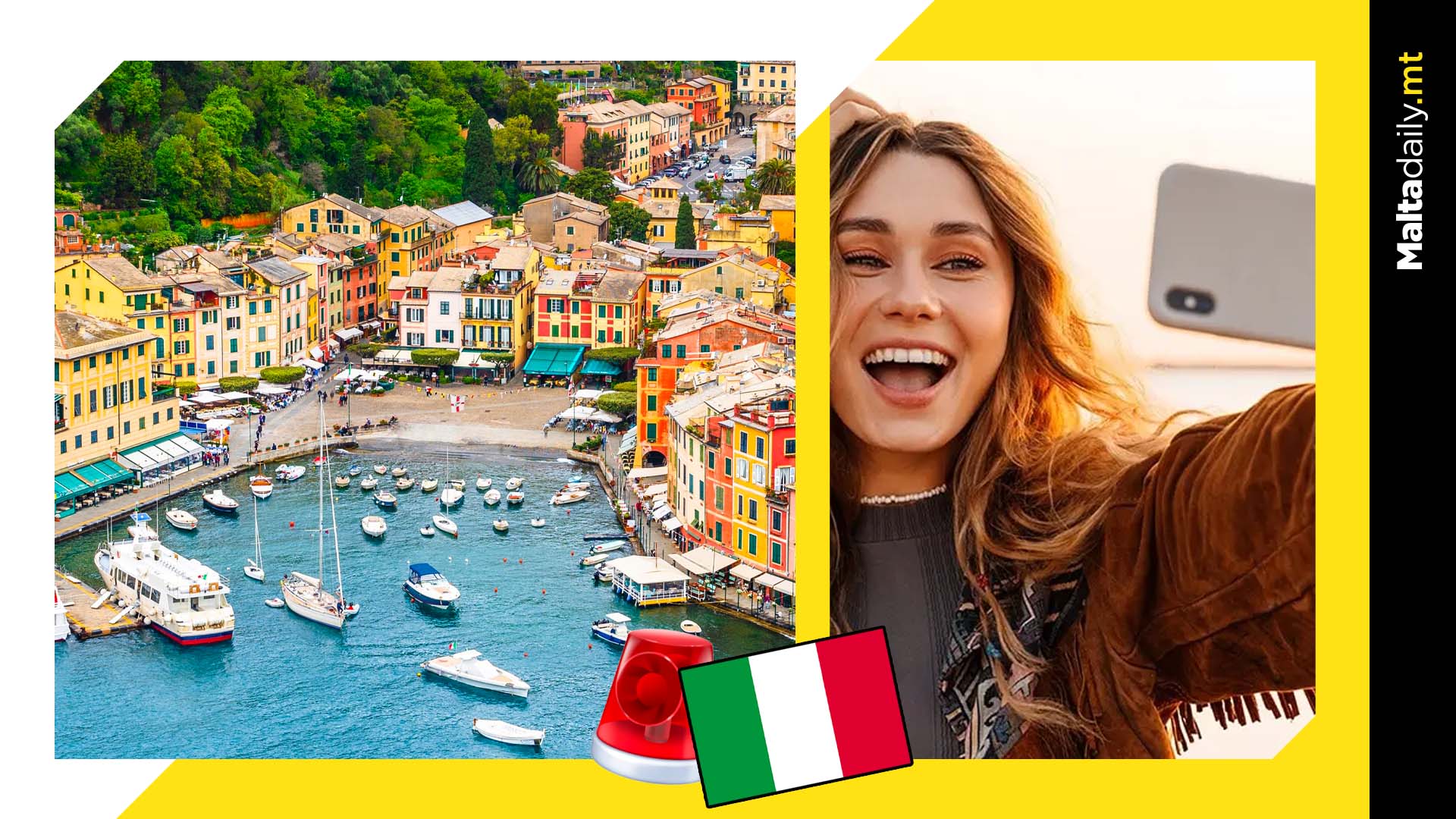 Italian town might fine tourists who pose for selfies