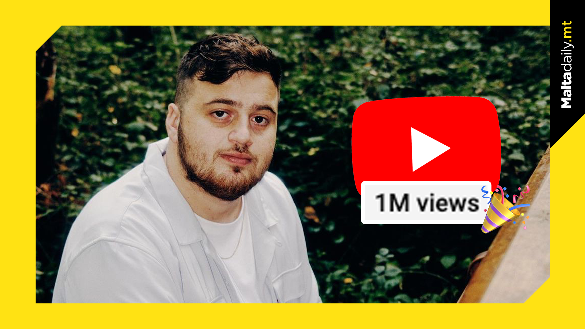 Shaun Farrugia Celebrates His First Million Views on YouTube