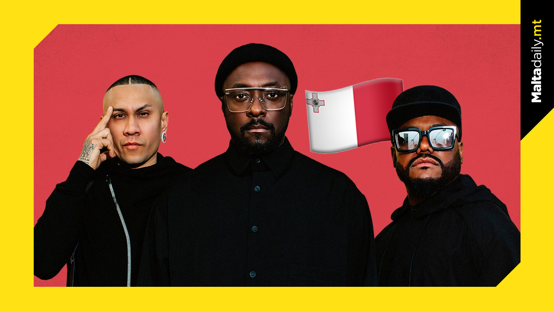 Black Eyed Peas in Malta for the second time