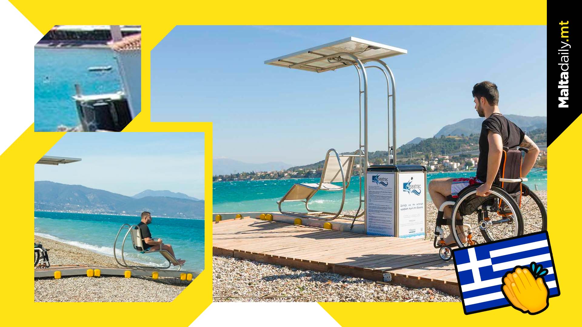 Greece making almost 300 beaches wheelchair accessible