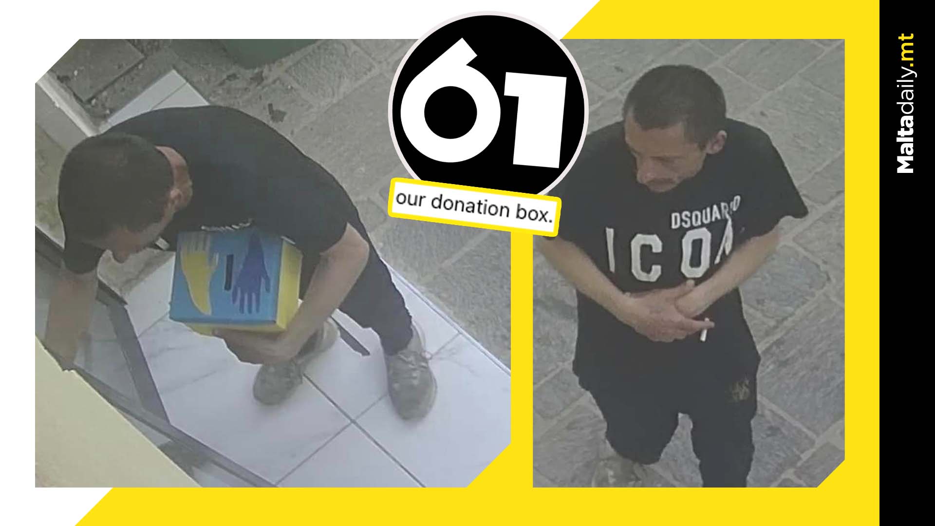 Man arrested for stealing Lot 61 donation box