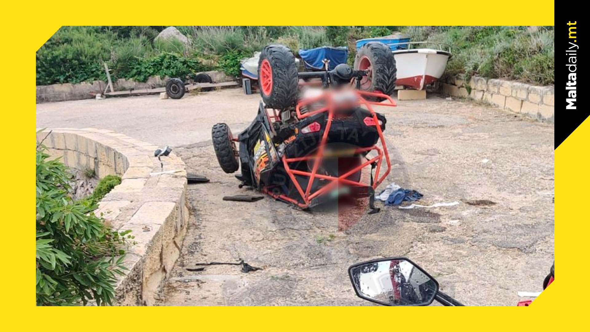 Man grievously injured in Gozo beach buggy incident