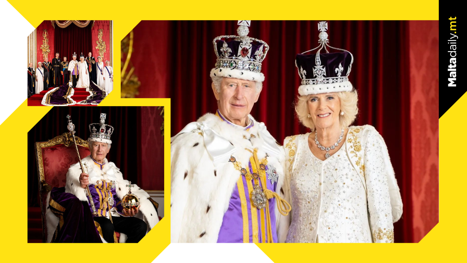 Here are the official portraits for the new King and Queen Consort