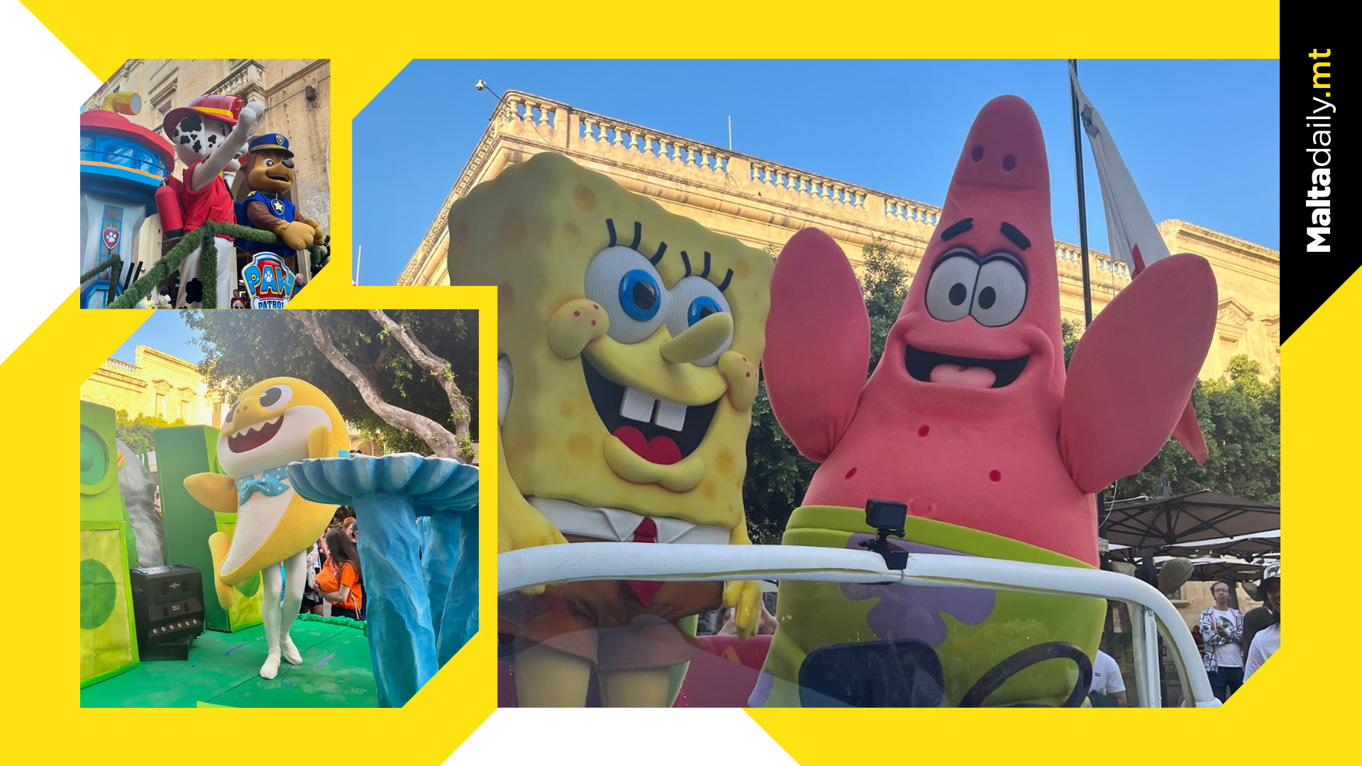 Children’s favourite Nickelodeon characters take over Valletta