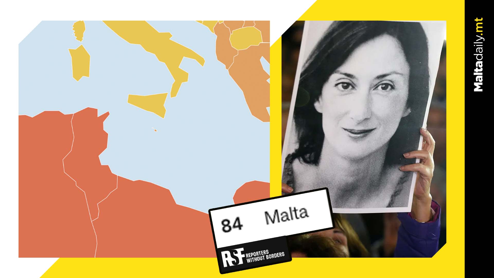 Malta drops to 84th place in World Press Freedom Index
