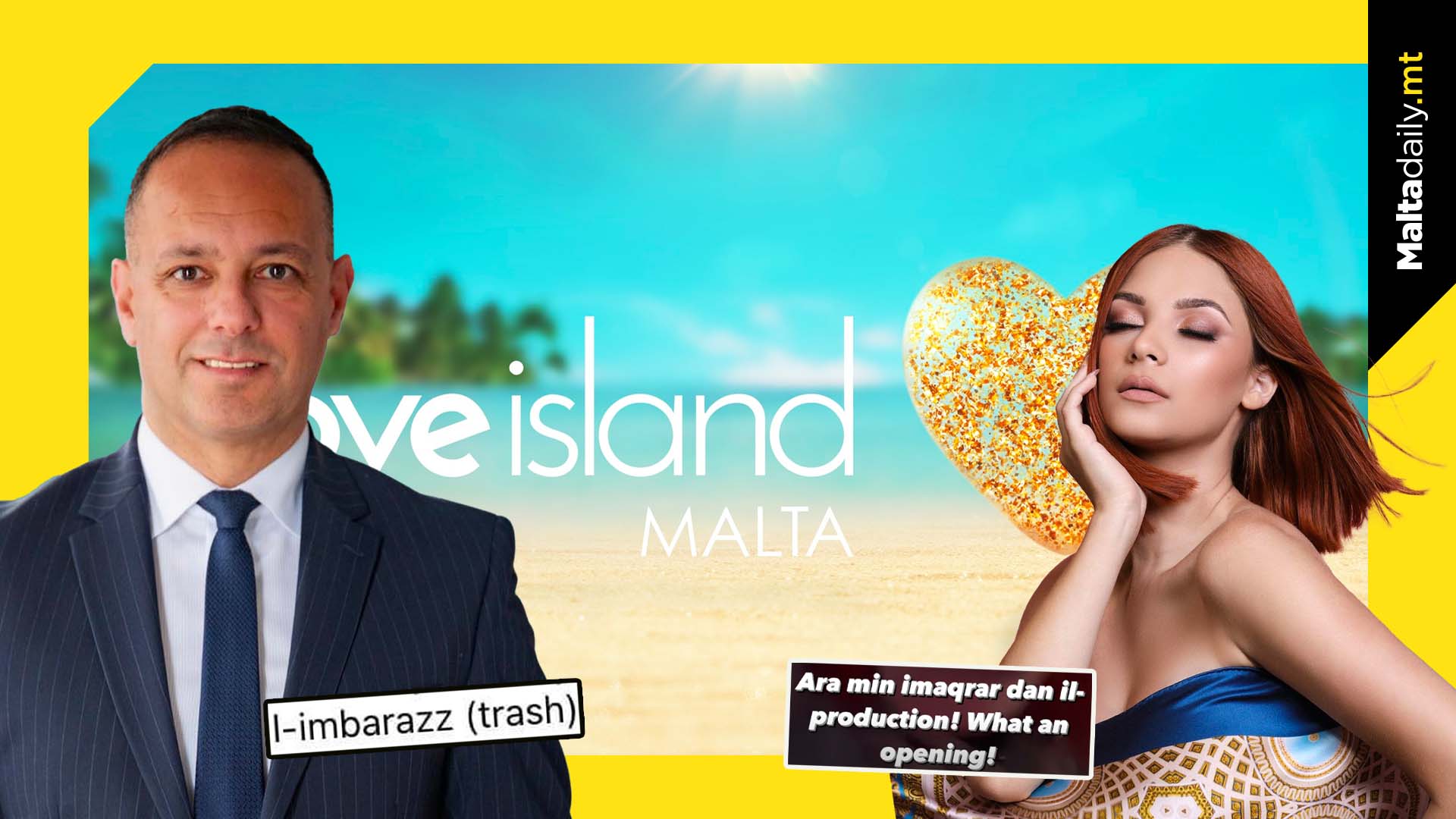 A mixed bag of reactions for Love Island Malta