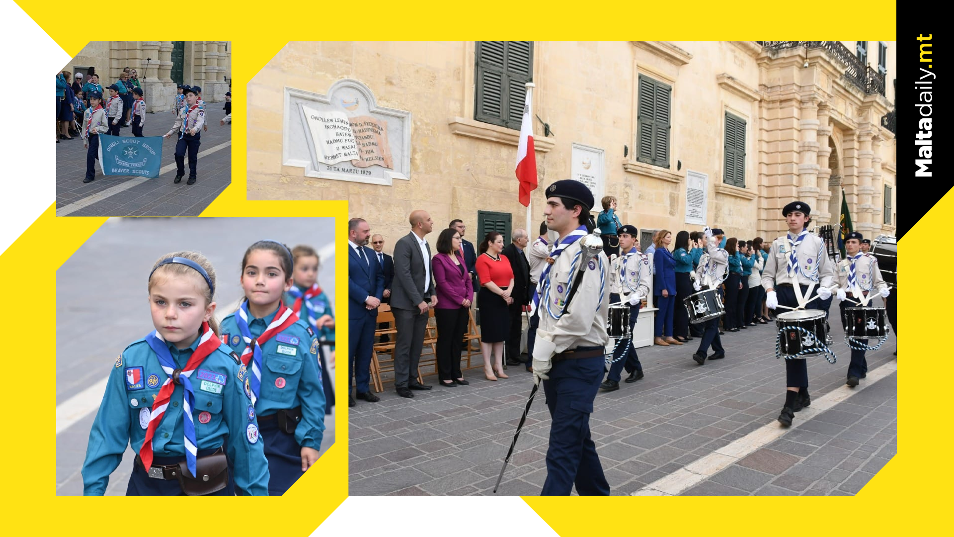 6,000 scouts and girl guides parade through Valletta