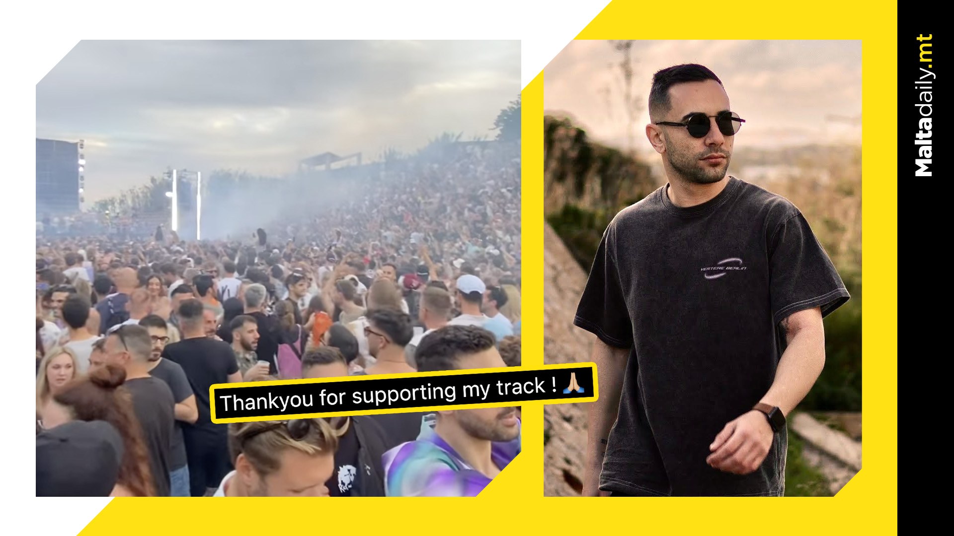 Maltese DJ Ryz gets unreleased track played at major festival in Barcelona
