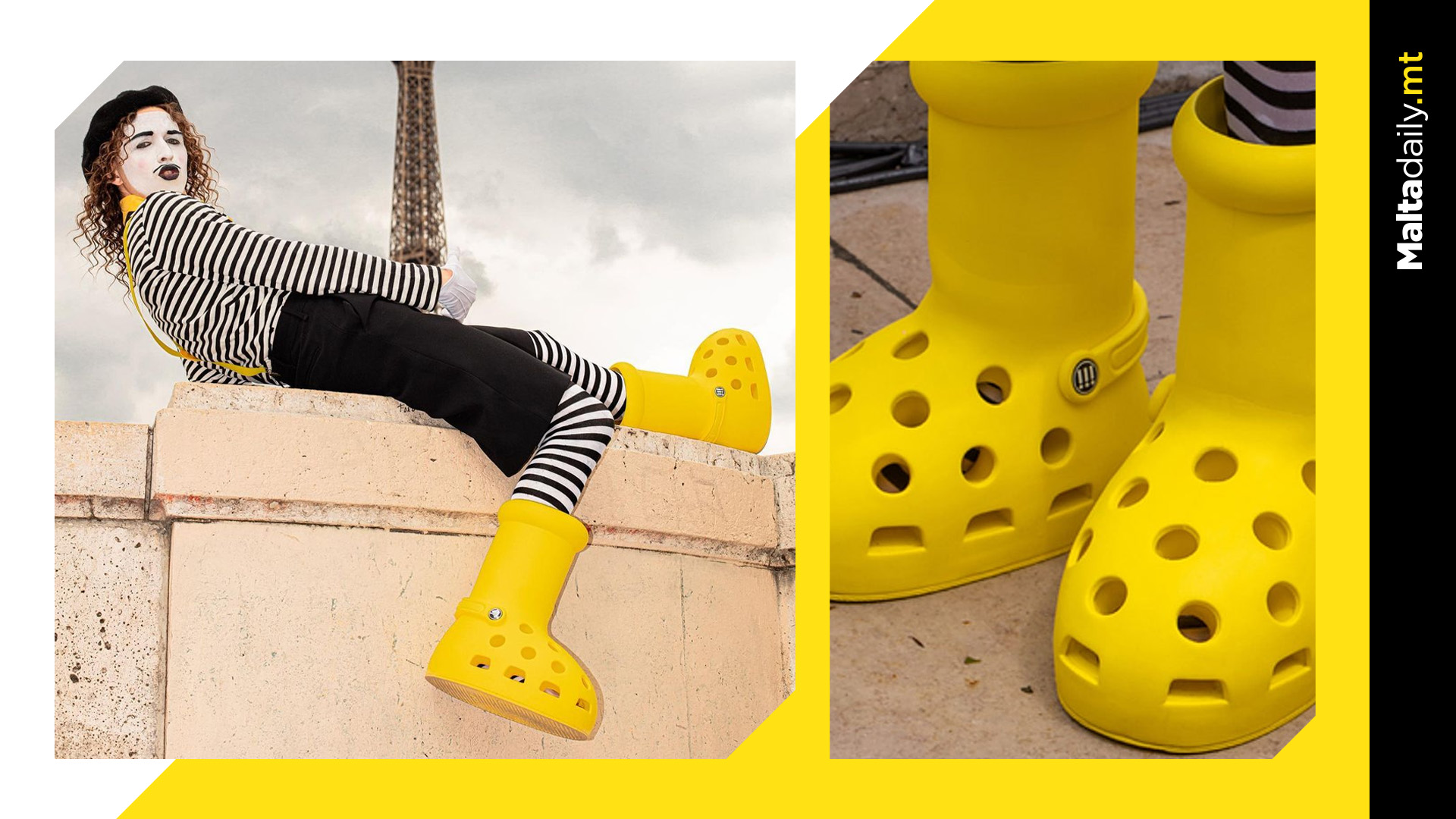 Would You Buy These? Giant Yellow Crocs Released For Summer