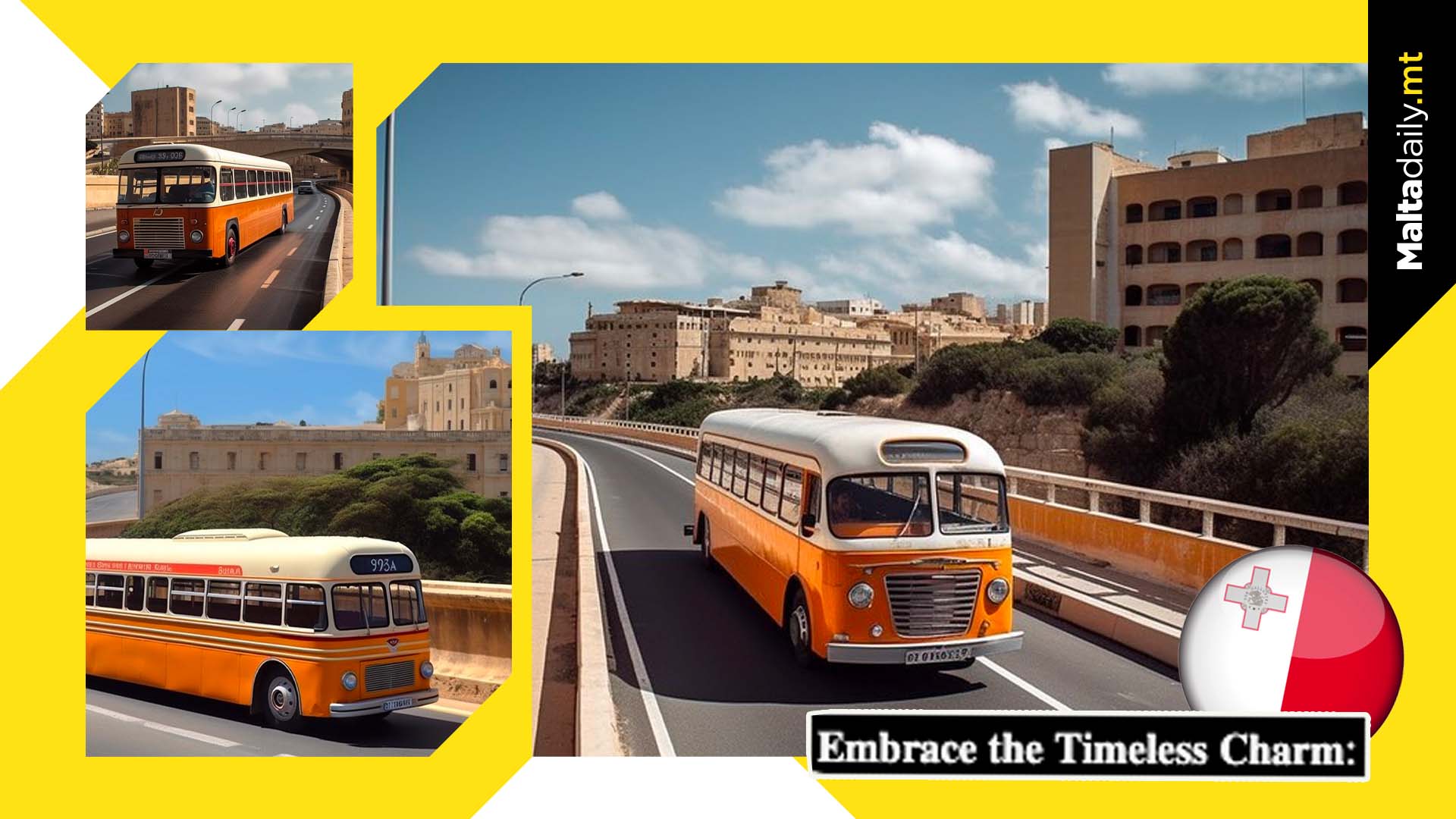 What if old Tallinja buses drove on Malta's current roads?