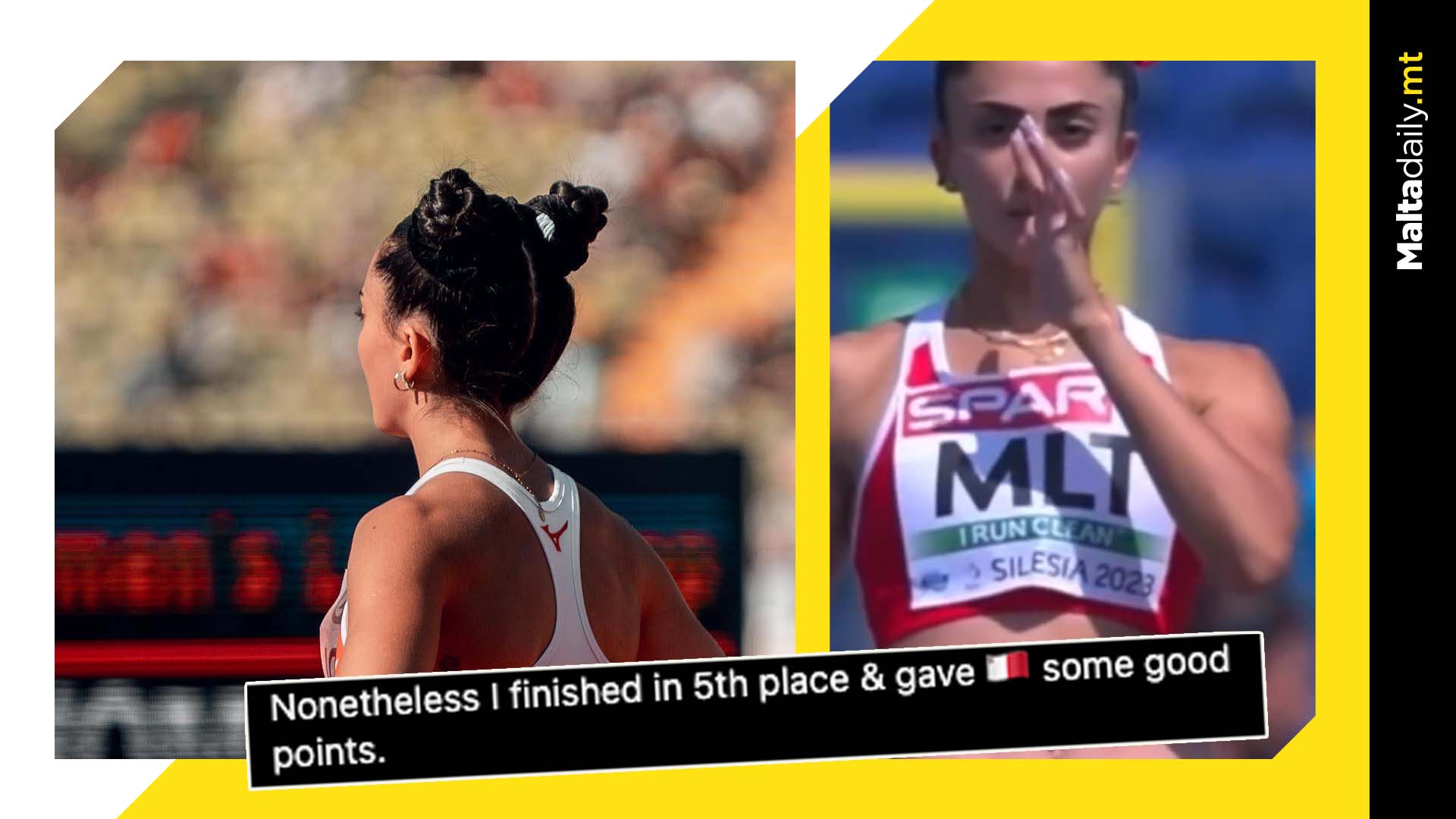 Claire Azzopardi Injures Ankle On Long Jump