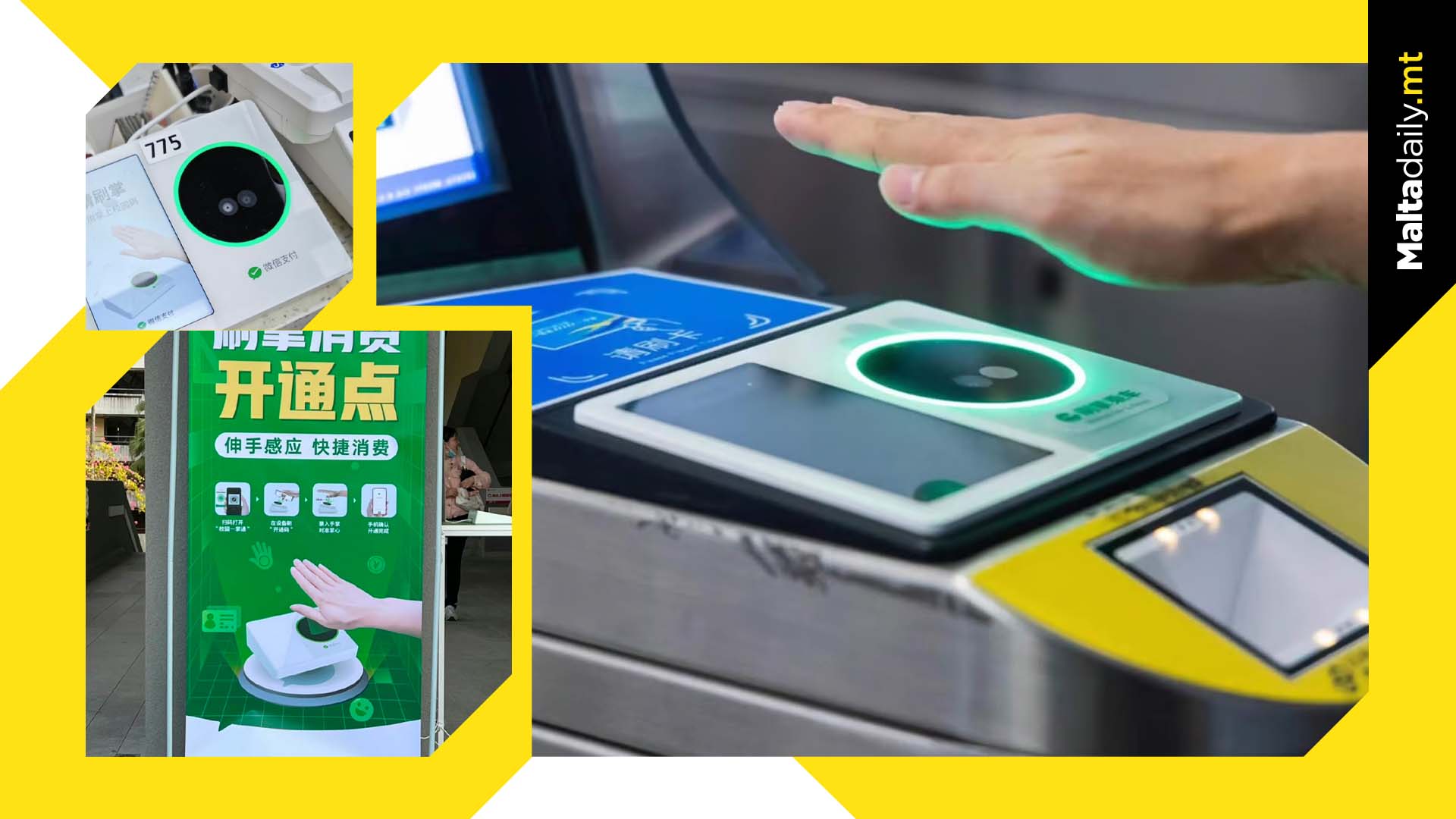 Residents in China can now pay using the palm of their hands