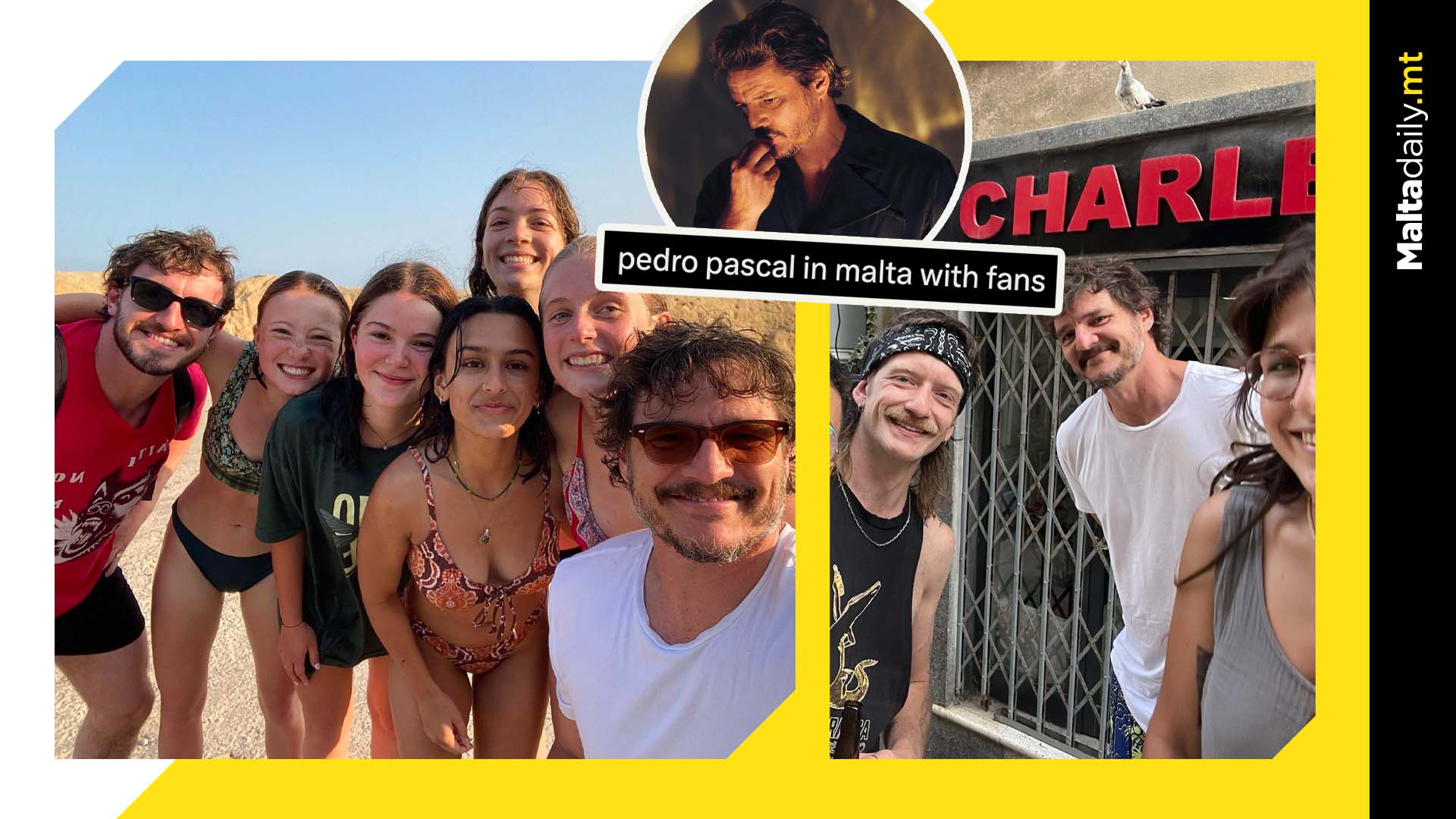 Pedro Pascal and Paul Mescal spotted in Malta