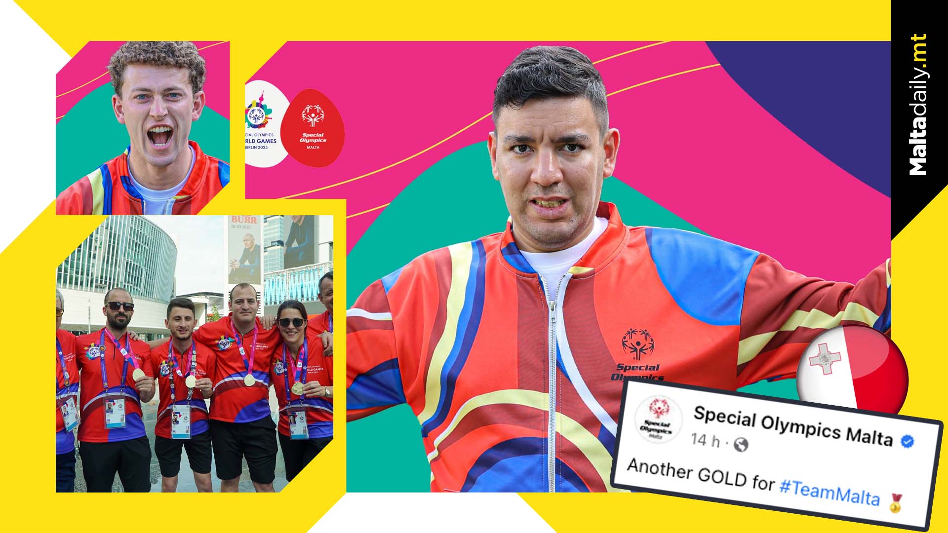 3 Gold And 1 Silver for Malta in Special Olympics 2023